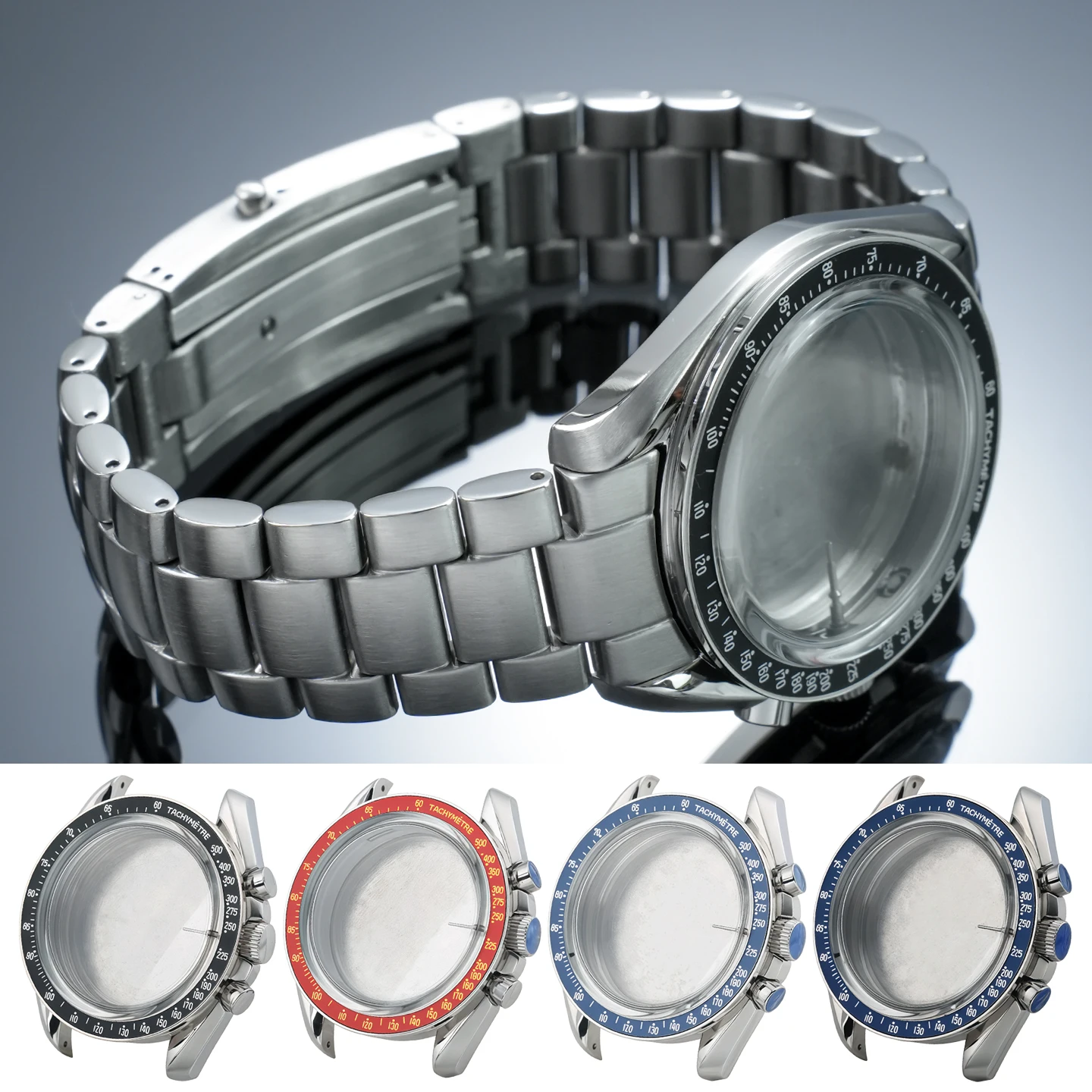 For OMEGA X SWATCH Joint MoonSwatch 42mm Stainless Steel Watch Case shell with glass,scale ring,back cover watch Accessories
For OMEGA X SWATCH Joint MoonSwatch 42mm Stainless Steel Watch Case shell with glass,scale ring,back cover watch Accessories
