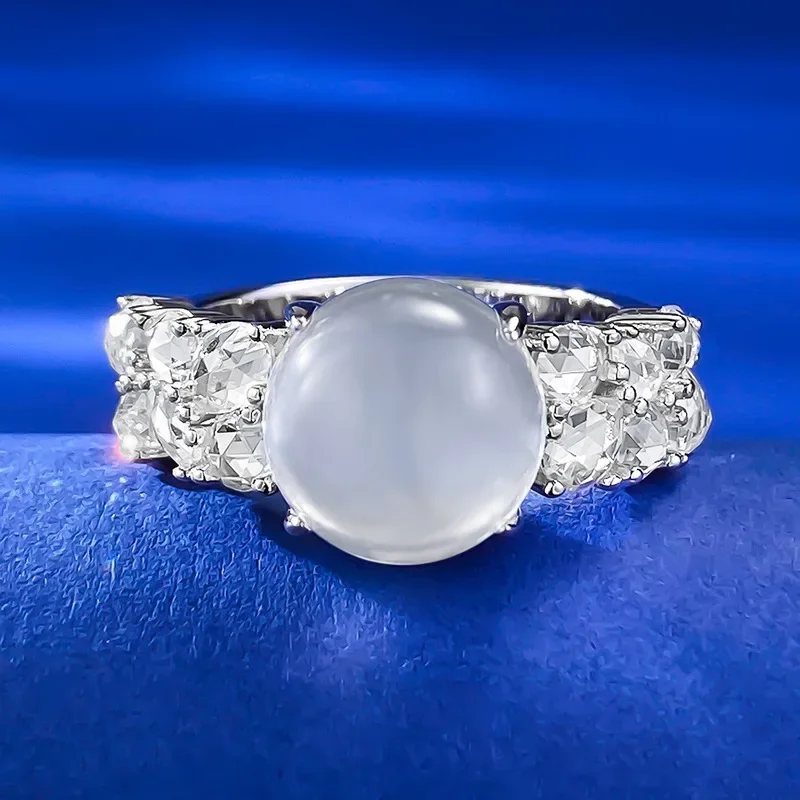 Shuimo Jade Ring Female 925 Silver Egg Face High Ice Glass Seed Jade Stone Dove Egg Pai Diamond Zircon New Chinese Style
Shuimo Jade Ring Female 925 Silver Egg Face High Ice Glass Seed Jade Stone Dove Egg Pai Diamond Zircon New Chinese Style