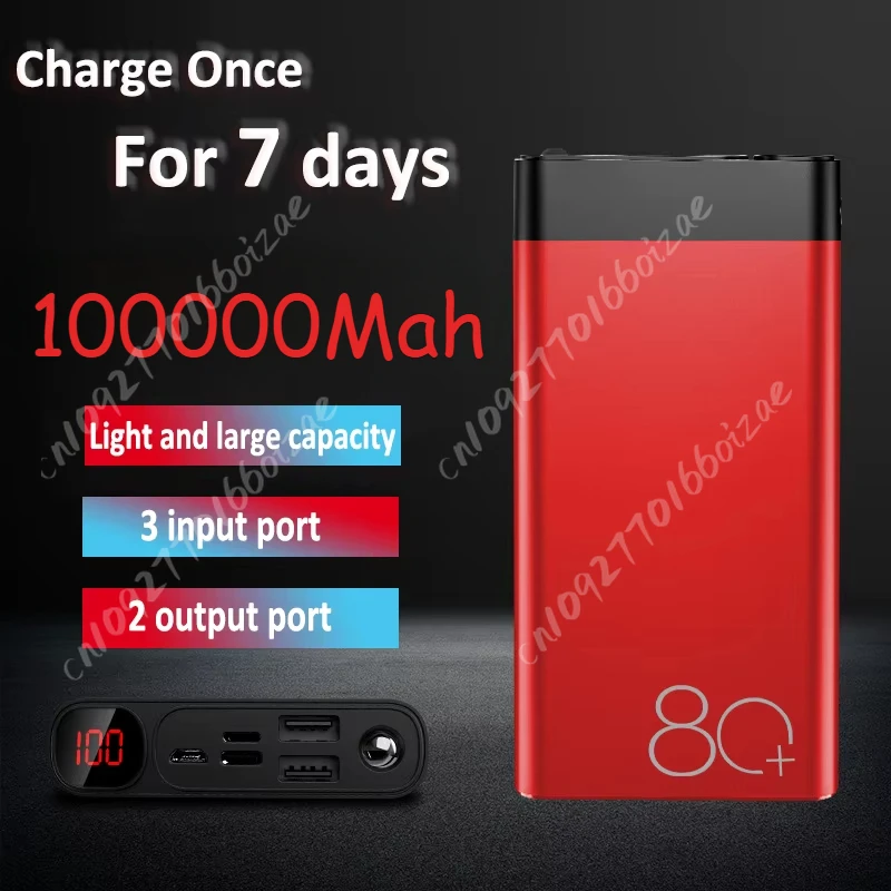 New 100000mAh Metal Power Bank Fast Charging Large Capacity With LED Light HD Digital Display Charger Travel Portable Power Bank
New 100000mAh Metal Power Bank Fast Charging Large Capacity With LED Light HD Digital Display Charger Travel Portable Power Bank