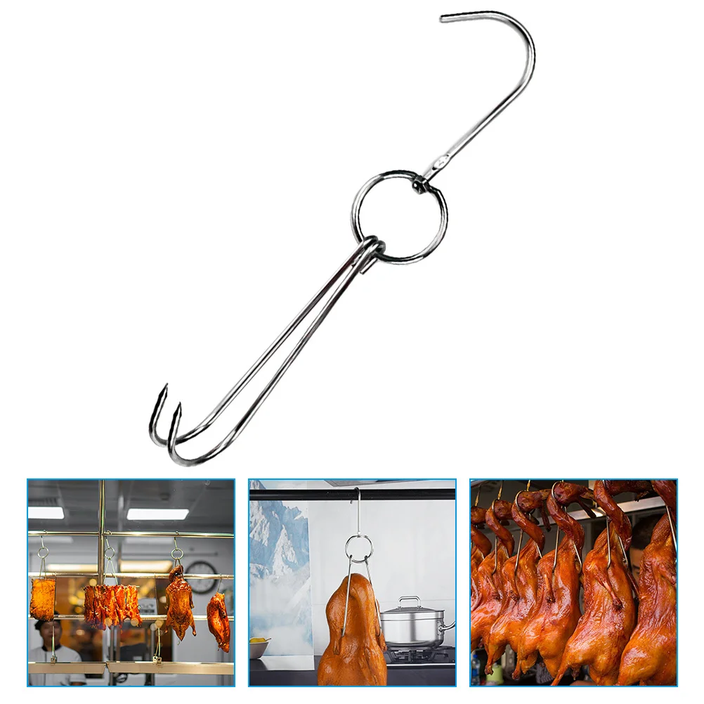 5Pcs Roast Duck Hooks Premium Stainless Steel Butcher Hooks for Bbq Smoker Roast Lamb Ham Drying Solution Stainless Steel Hook
5Pcs Roast Duck Hooks Premium Stainless Steel Butcher Hooks for Bbq Smoker Roast Lamb Ham Drying Solution Stainless Steel Hook