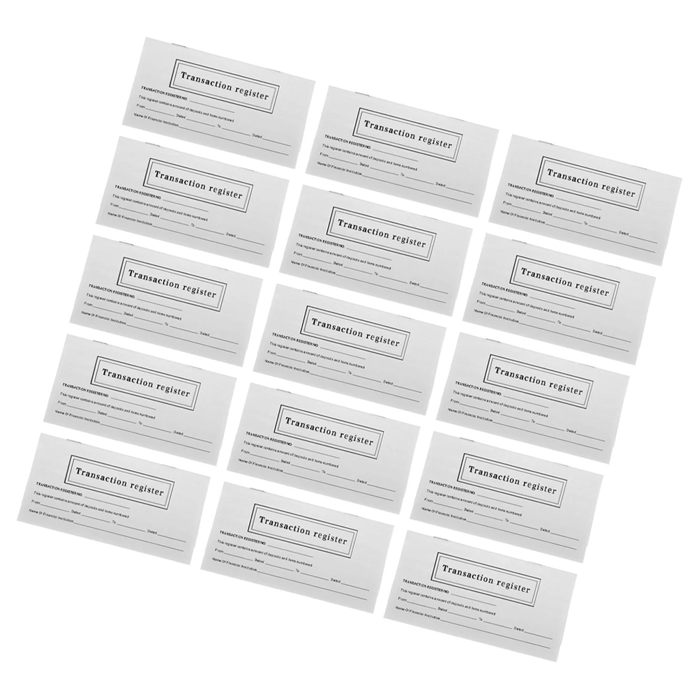 20 Packs Personal Check Register Books Large Print Management Smooth Writing Expense Tracker Client Record Book
20 Packs Personal Check Register Books Large Print Management Smooth Writing Expense Tracker Client Record Book
