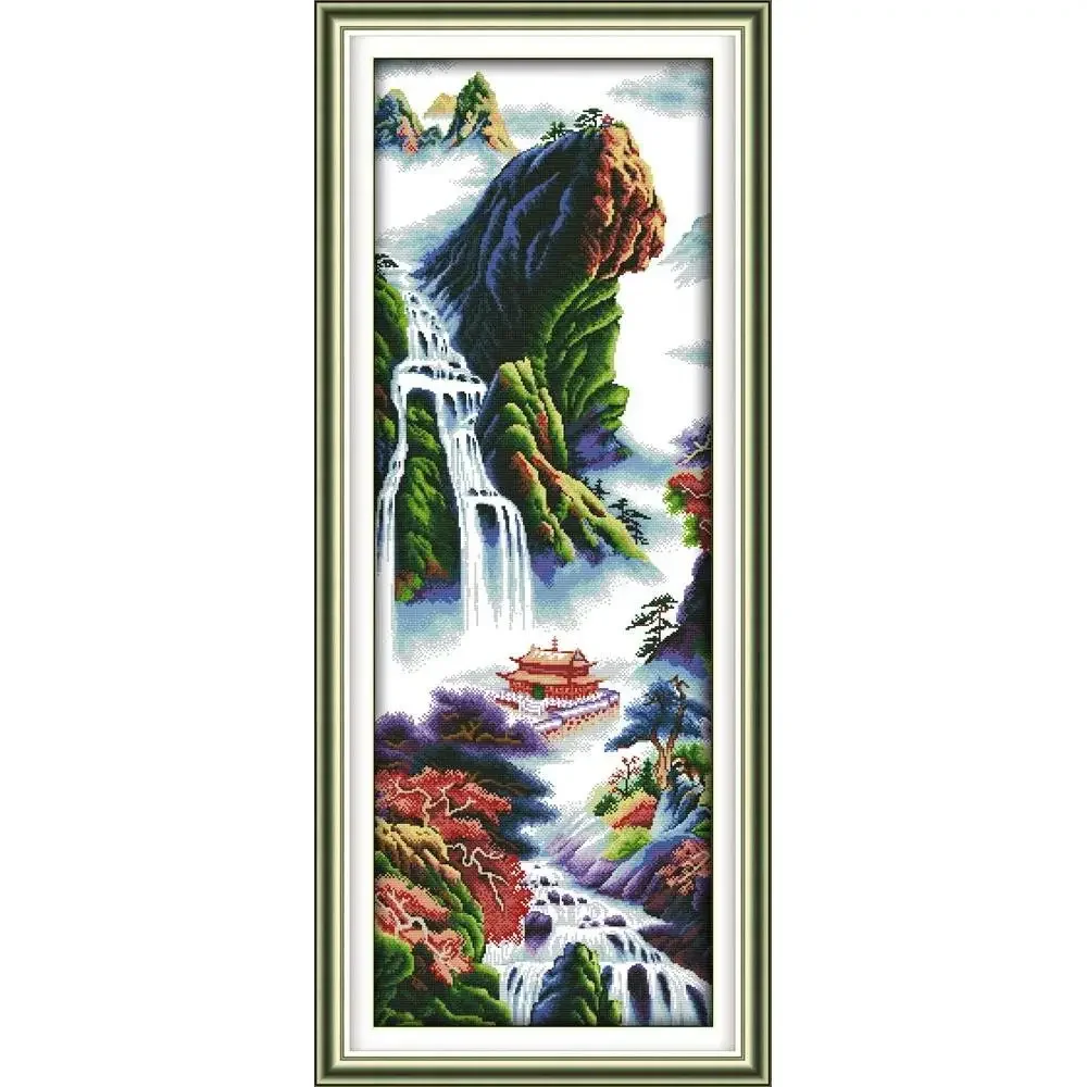 Joy Sunday News Printed Cross Stitch Kit , Easy Pattern with Aida and DMC Threads, Stamped Fabric Embroidery Set-Summer Mounta
Joy Sunday News Printed Cross Stitch Kit , Easy Pattern with Aida and DMC Threads, Stamped Fabric Embroidery Set-Summer Mounta