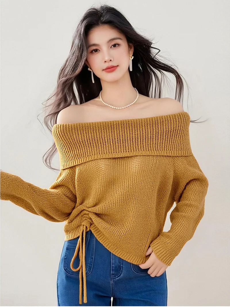 Новинка,Европейская,Одежда,Осенняя,Зимняя,Винтаж,Свитер,Мода,Сексуальный,Свободный воротник,Женский,Длинный рукав,Вязаный,Пловер,Шнуровка,Топы,10057
Новинка,Европейская,Одежда,Осенняя,Зимняя,Винтаж,Свитер,Мода,Сексуальный,Свободный воротник,Женский,Длинный рукав,Вязаный,Пловер,Шнуровка,Топы,10057