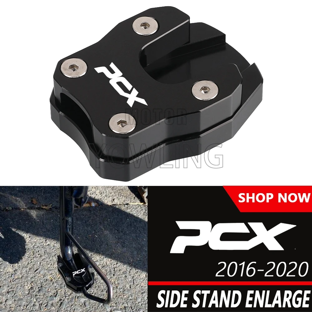 For Honda PCX125 PCX150 PCX160 PCX 125/150/160 ADV 150 350 ADV150 Motorcycle Side Stand Extension Kickstand Enlarger Plate Pad
For Honda PCX125 PCX150 PCX160 PCX 125/150/160 ADV 150 350 ADV150 Motorcycle Side Stand Extension Kickstand Enlarger Plate Pad
