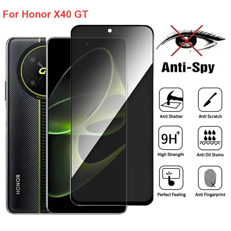 Honor X40 Anti Spy Privacy Tempered Glass Protector Compatible For Honorx40 GT Full Cover Screen Phone Film
Honor X40 Anti Spy Privacy Tempered Glass Protector Compatible For Honorx40 GT Full Cover Screen Phone Film