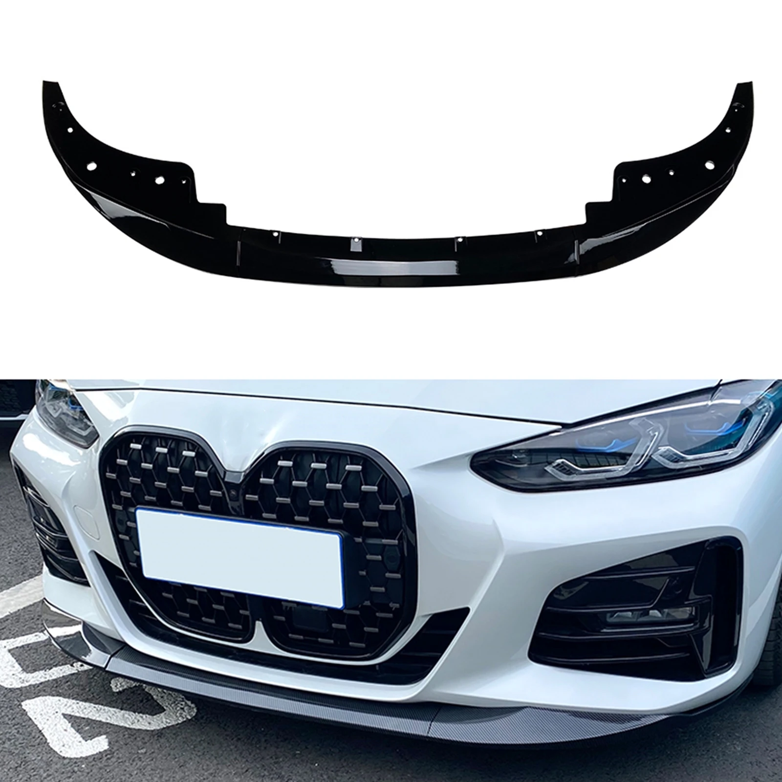 Front Bumper Spoiler Lip For BMW 4 Series 425i 430i G22 G23 G24 G26 2020-2024 Gloss Black/Carbon Fiber Look Lower Splitter Blade
Front Bumper Spoiler Lip For BMW 4 Series 425i 430i G22 G23 G24 G26 2020-2024 Gloss Black/Carbon Fiber Look Lower Splitter Blade