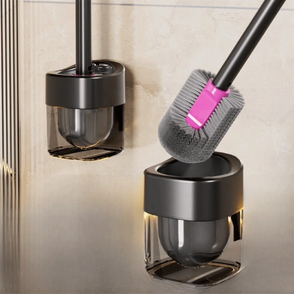 Punch-Free Toilet Brush Groove Design Hemispherical Brush Head Cleaning Brush Sturdy Plastic Firm Bristles Wall Mount Brush
Punch-Free Toilet Brush Groove Design Hemispherical Brush Head Cleaning Brush Sturdy Plastic Firm Bristles Wall Mount Brush