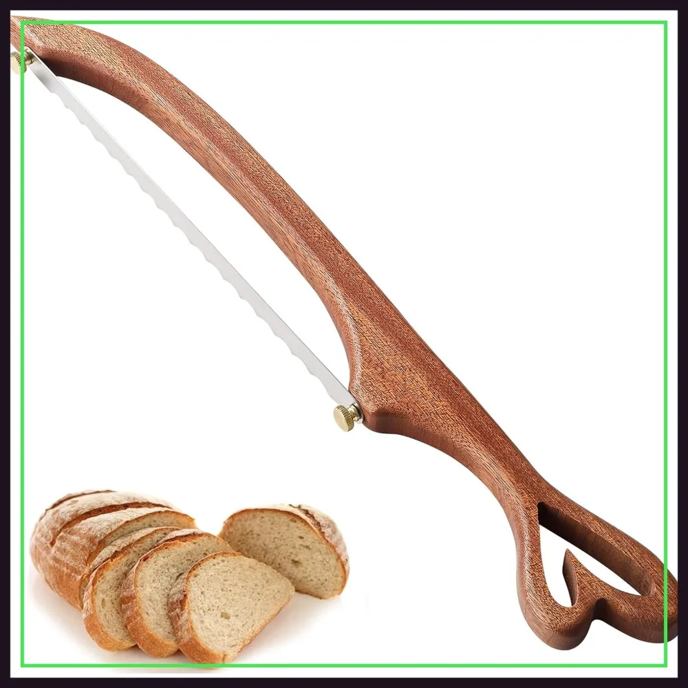 Sourdough Bread Knife for Homemade Slicing, Wooden Bread Bow Cutter, Bread Saw (Loving Heart)
Sourdough Bread Knife for Homemade Slicing, Wooden Bread Bow Cutter, Bread Saw (Loving Heart)