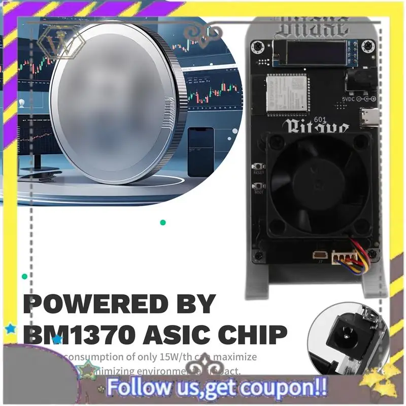 Новый Bitaxe Gamma 601 1.2TH/S BTC Solo Miner 18-22 Вт BM1370 Asic Chip от Antminer S21 Pro Bitcoin Crypto Miner Серый вилка AU
Новый Bitaxe Gamma 601 1.2TH/S BTC Solo Miner 18-22 Вт BM1370 Asic Chip от Antminer S21 Pro Bitcoin Crypto Miner Серый вилка AU
