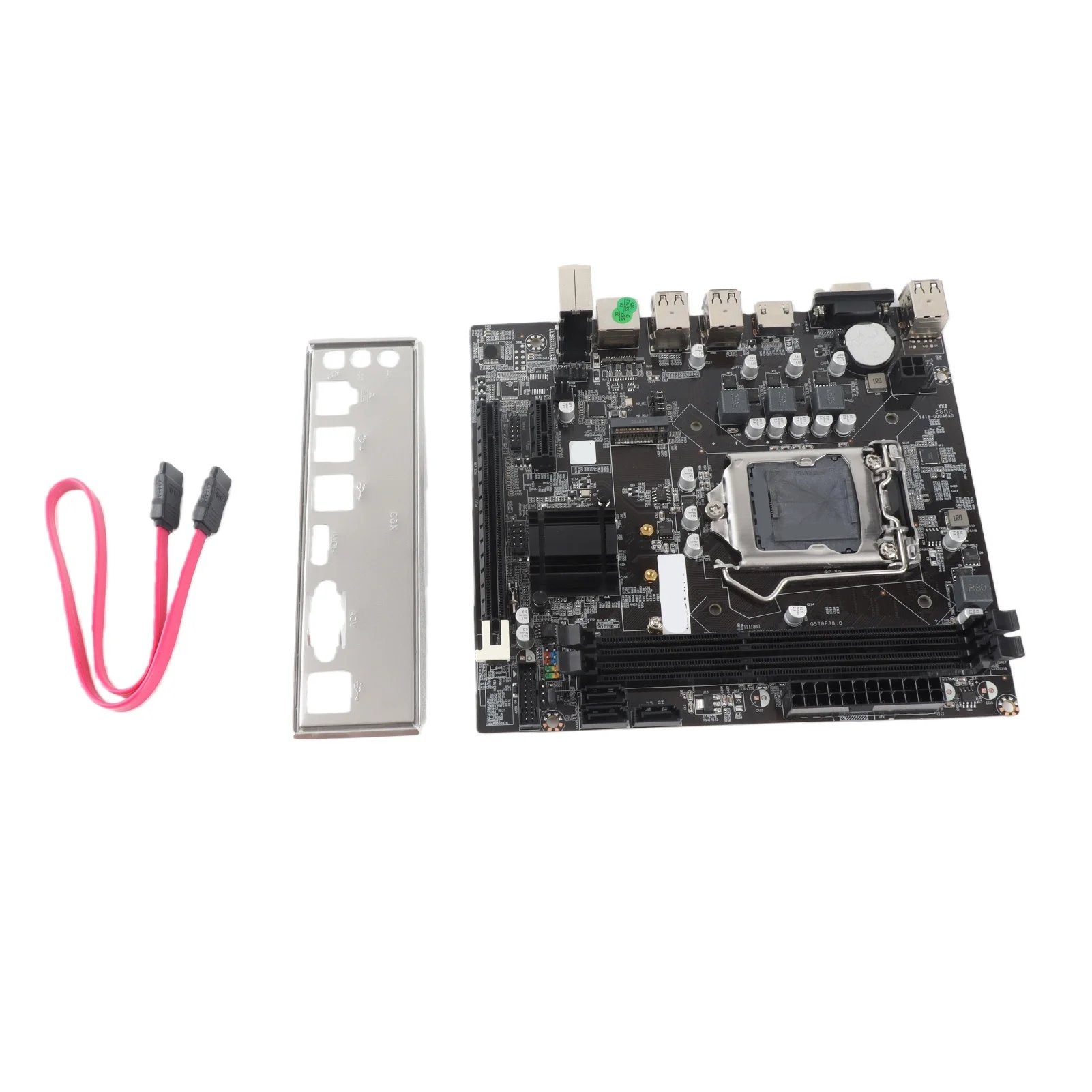 Desktop Motherboard H61 6 USB2.0 DDR3 M.2 NVMe NGFF 100Mbps LAN Micro ATX Motherboard for LGA1155 Socket I3 I5 I7
Desktop Motherboard H61 6 USB2.0 DDR3 M.2 NVMe NGFF 100Mbps LAN Micro ATX Motherboard for LGA1155 Socket I3 I5 I7