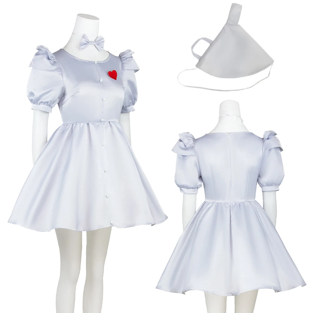Fantasia Lady Tin Man Cosplay Dress Movie Wonderful Wizard Women Disfraz Costume Female Fantasy Halloween Carnival Party Clothes
Fantasia Lady Tin Man Cosplay Dress Movie Wonderful Wizard Women Disfraz Costume Female Fantasy Halloween Carnival Party Clothes