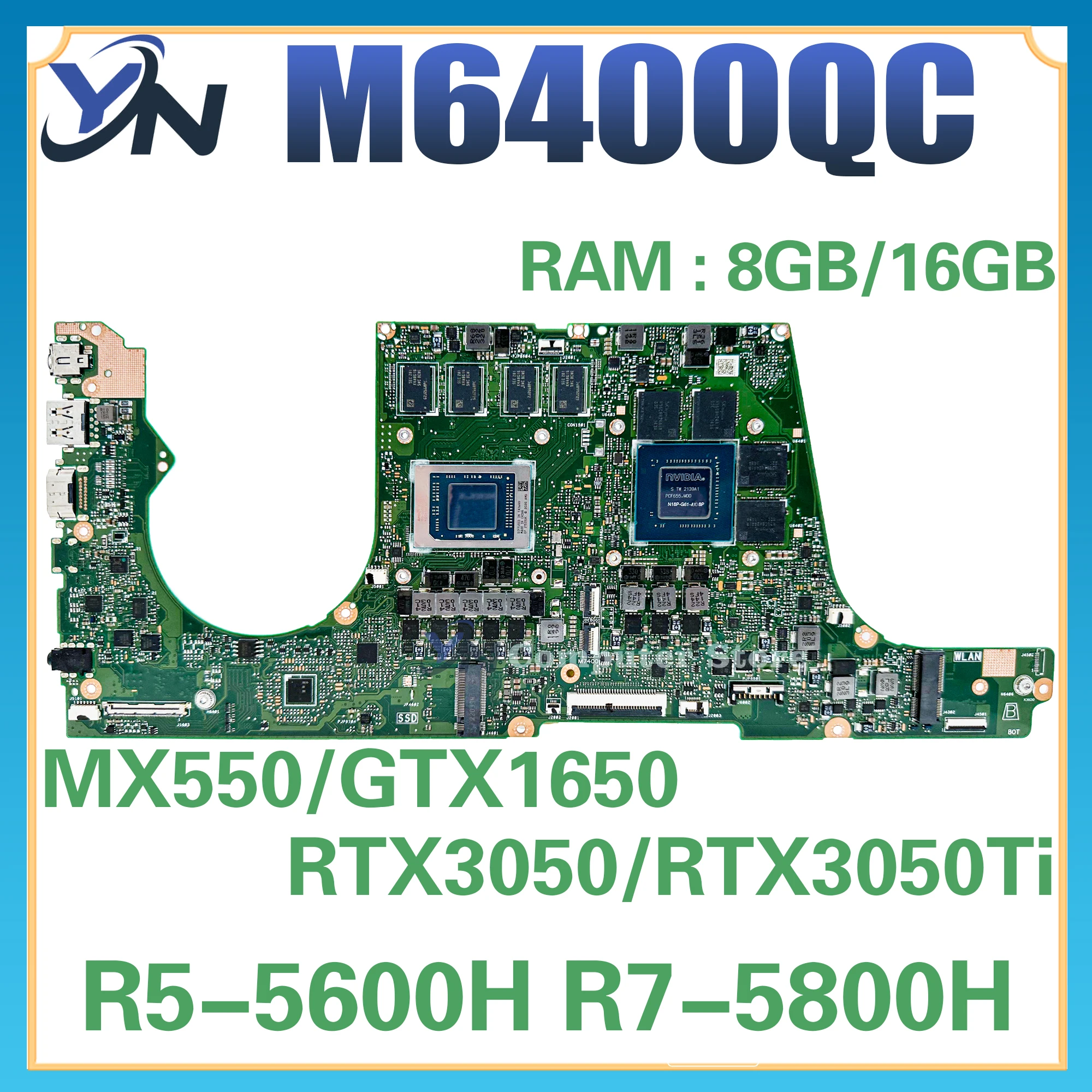 M6400QC Mainboard For ASUS M6400QB M6400QE M6400QH M6500QC M6500QB M6500QE M6500QH D6400Q D6500Q Laptop Motherboard R5 R7
M6400QC Mainboard For ASUS M6400QB M6400QE M6400QH M6500QC M6500QB M6500QE M6500QH D6400Q D6500Q Laptop Motherboard R5 R7