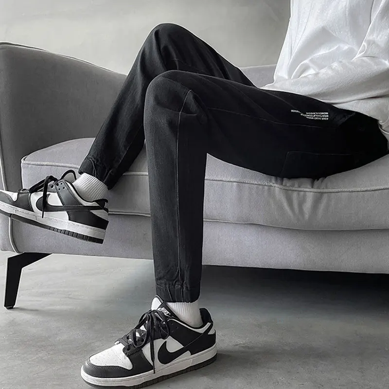 Spring Summer Cotton Jeans Men's Fashion Retro Casual Jeans Men Streetwear Korean Loose Hip-hop Straight Denim Trousers Mens
Spring Summer Cotton Jeans Men's Fashion Retro Casual Jeans Men Streetwear Korean Loose Hip-hop Straight Denim Trousers Mens