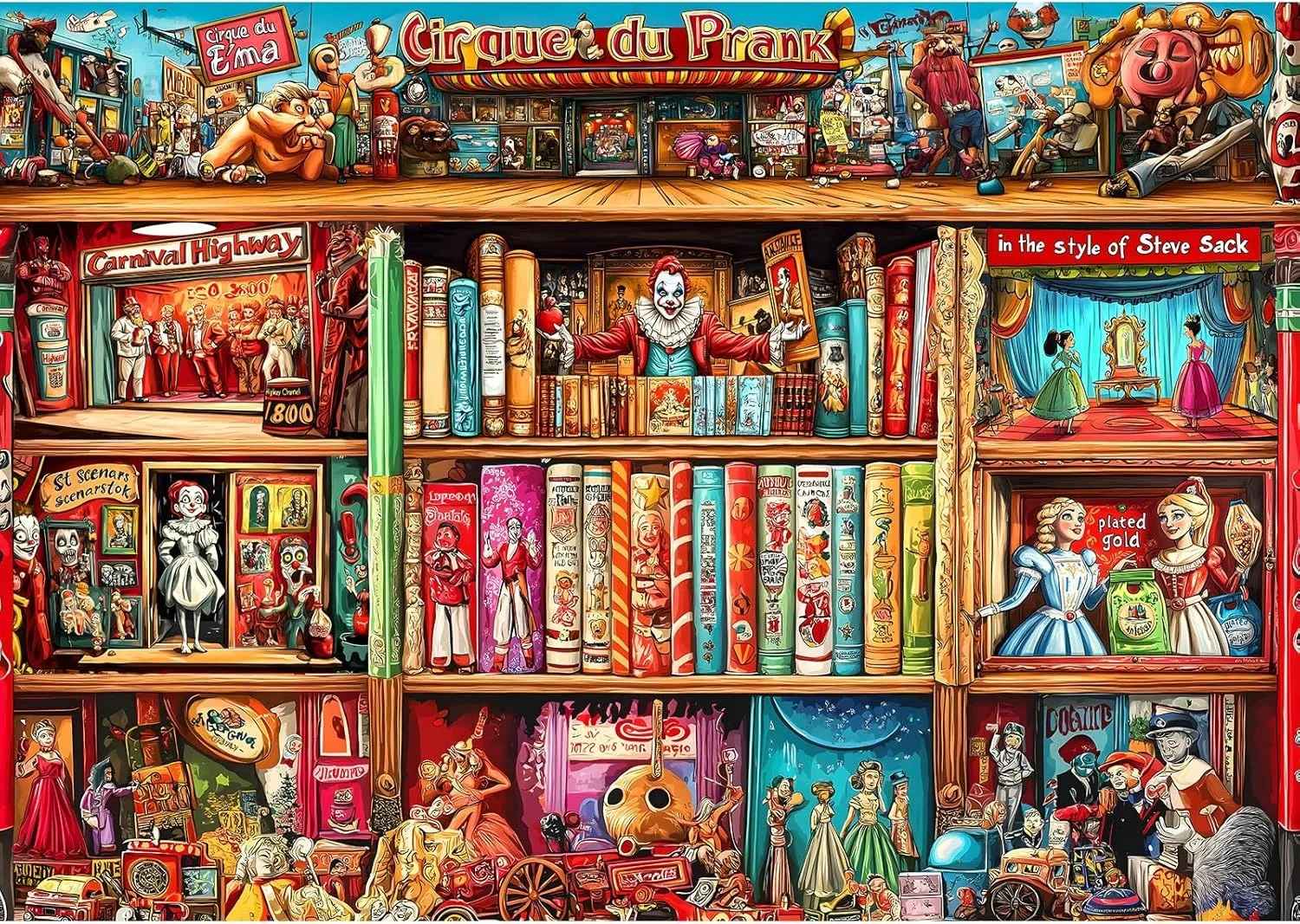 1000/500/300 Pcs Wooden Puzzle World bookshelf Jigsaw Puzzles for Challenging Family Activity Games Party Birthday Holiday Gift
1000/500/300 Pcs Wooden Puzzle World bookshelf Jigsaw Puzzles for Challenging Family Activity Games Party Birthday Holiday Gift