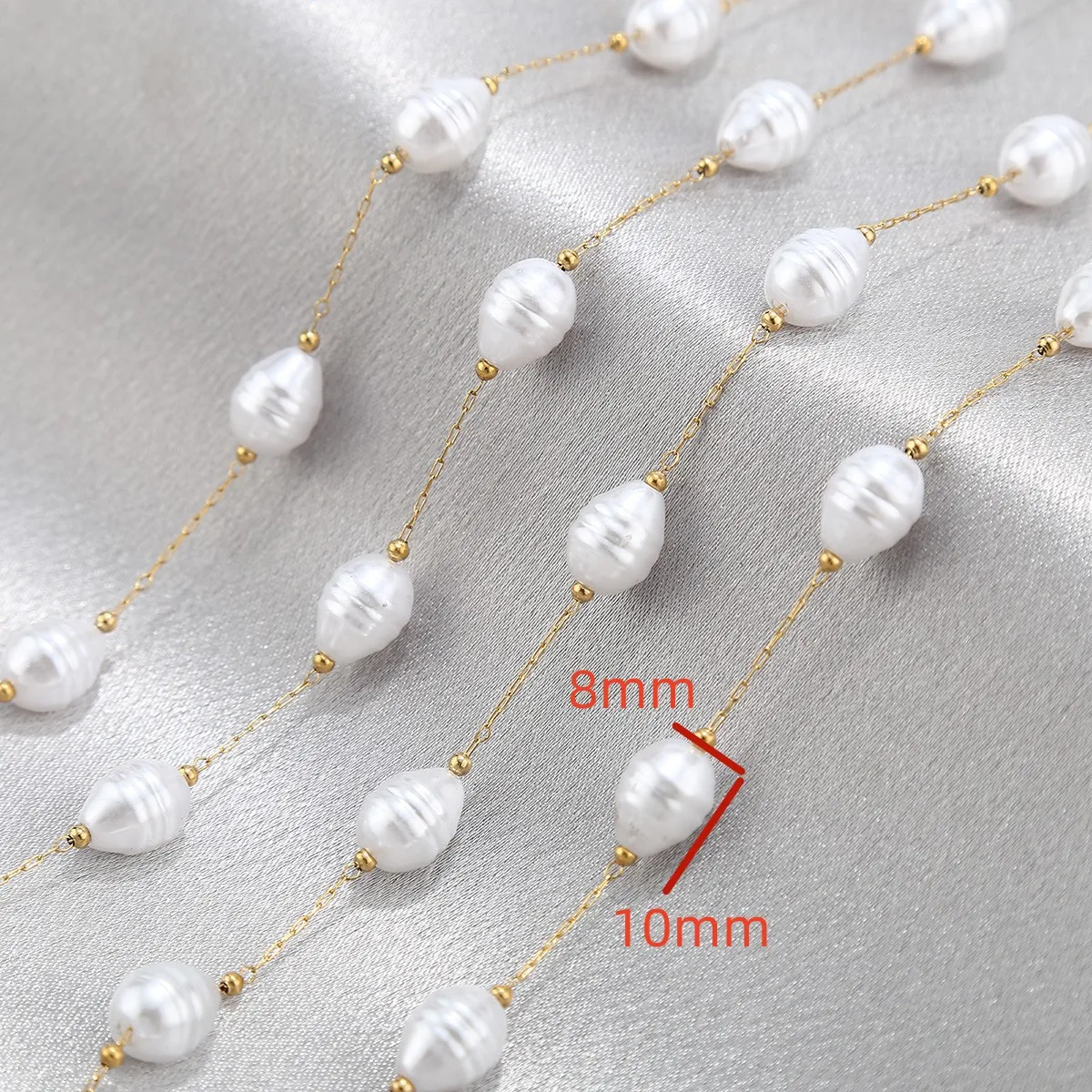 WT-STS020 Newest Fashion Artificial Pearl Flower Cross And Shell Moon Shape Stainless Steel Chain For Lady Bracelet Making
WT-STS020 Newest Fashion Artificial Pearl Flower Cross And Shell Moon Shape Stainless Steel Chain For Lady Bracelet Making