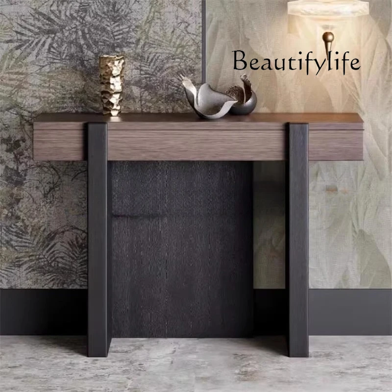 Medieval solid wood entrance cabinet, retro living room sofa, side table behind the corridor against the wall display case
Medieval solid wood entrance cabinet, retro living room sofa, side table behind the corridor against the wall display case