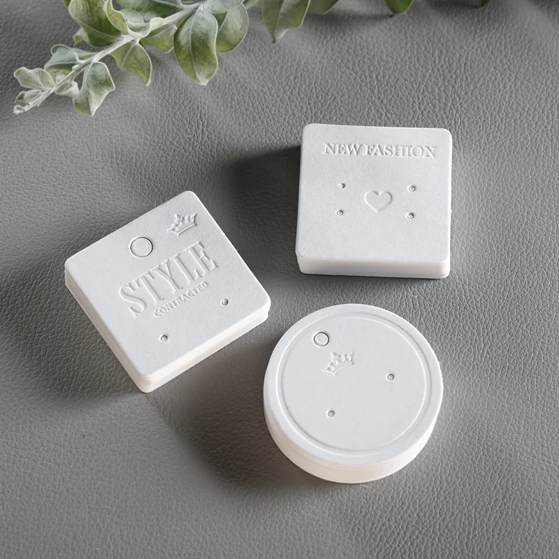 50pcs Earrings Stud Cards JewelryAccessories Display Label Card Hanging Ear Label
50pcs Earrings Stud Cards JewelryAccessories Display Label Card Hanging Ear Label