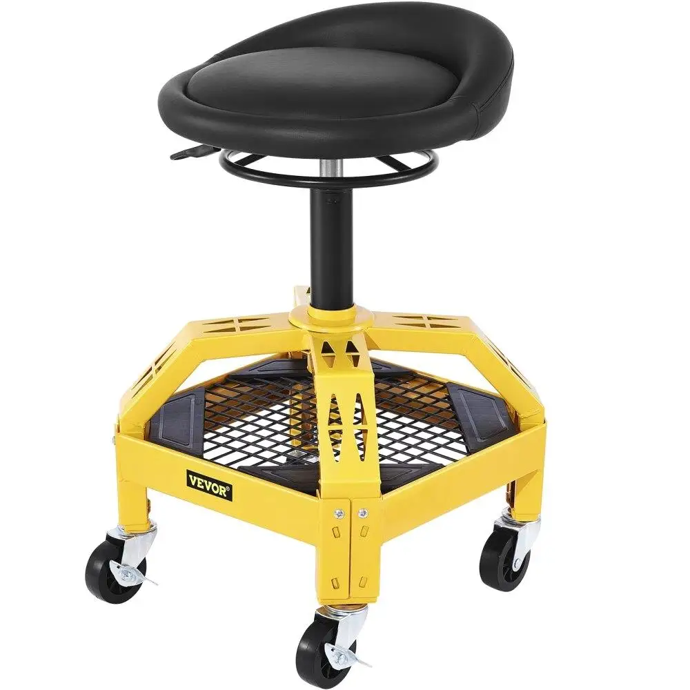 300LBS Adjustable Height 24-28.7in Mechanic Rolling Stool Swivel Wheels Tool Tray Yellow
300LBS Adjustable Height 24-28.7in Mechanic Rolling Stool Swivel Wheels Tool Tray Yellow