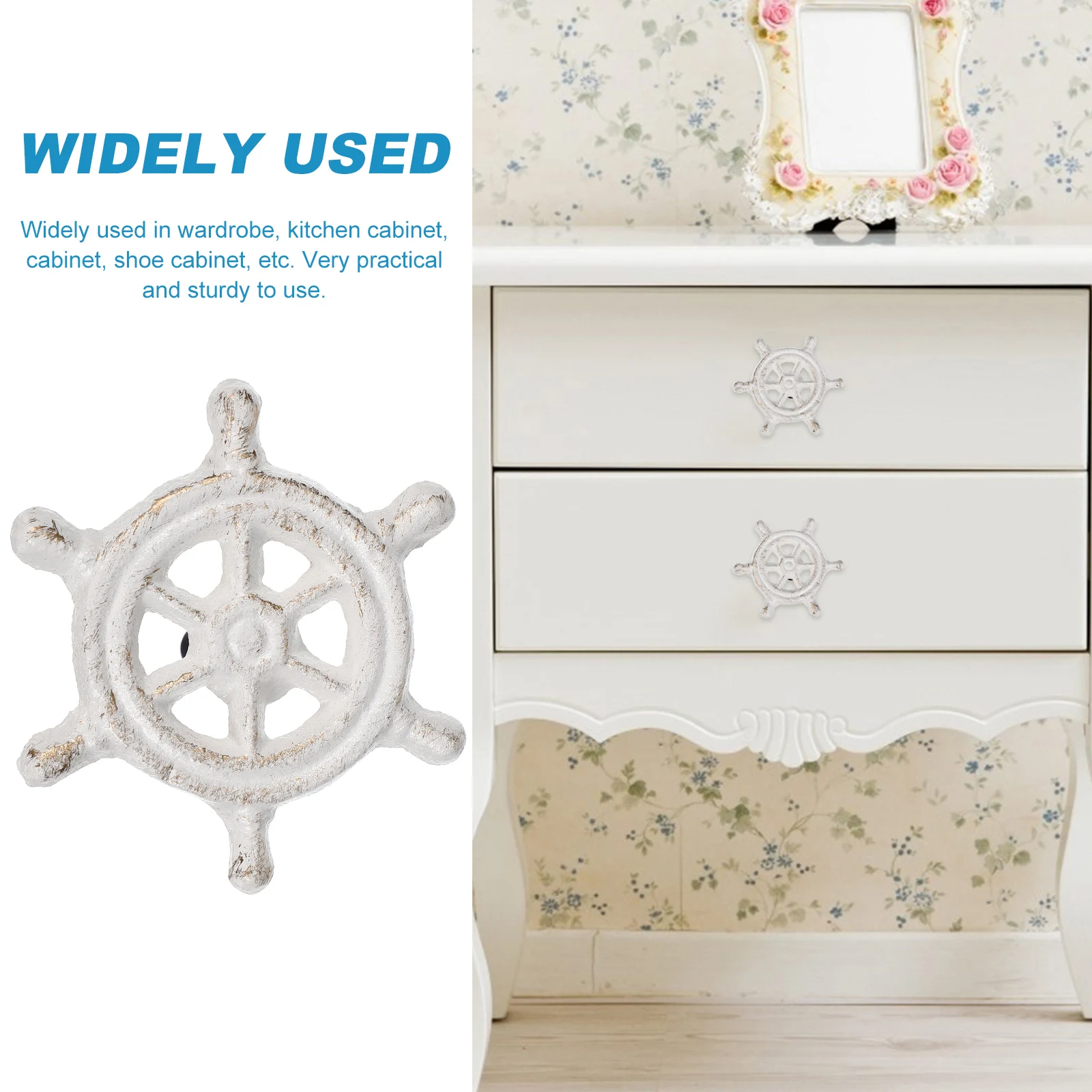 2Pcs Cast Coastal Cabinet Knobs Drawer Pulls Retro Door Handles Cabinet Handle Wardrobe Closet Hardware
2Pcs Cast Coastal Cabinet Knobs Drawer Pulls Retro Door Handles Cabinet Handle Wardrobe Closet Hardware