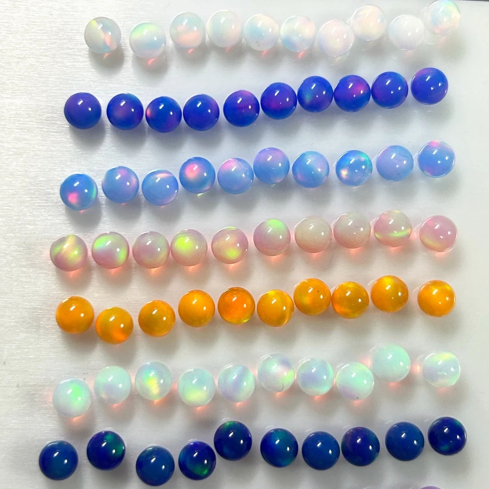 Lab Creat No Transparent Nebula Roun 4mm 5mm Opal Beads with 1.1mm hole
Lab Creat No Transparent Nebula Roun 4mm 5mm Opal Beads with 1.1mm hole