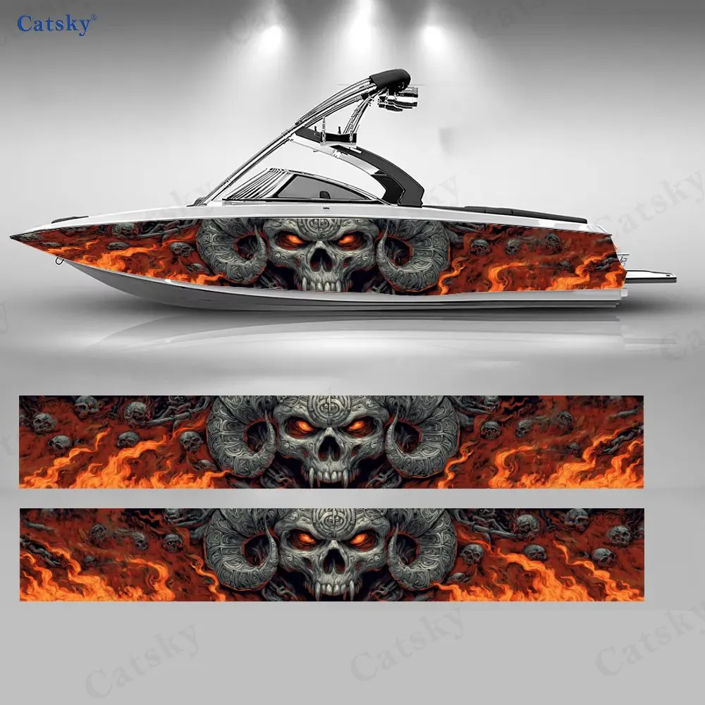 Наклейки на лодки с рисунком «Пылающий демон», водонепроницаемые виниловые наклейки из ПВХ для рыболовных лодок, прочные и стильные.
Наклейки на лодки с рисунком «Пылающий демон», водонепроницаемые виниловые наклейки из ПВХ для рыболовных лодок, прочные и стильные.