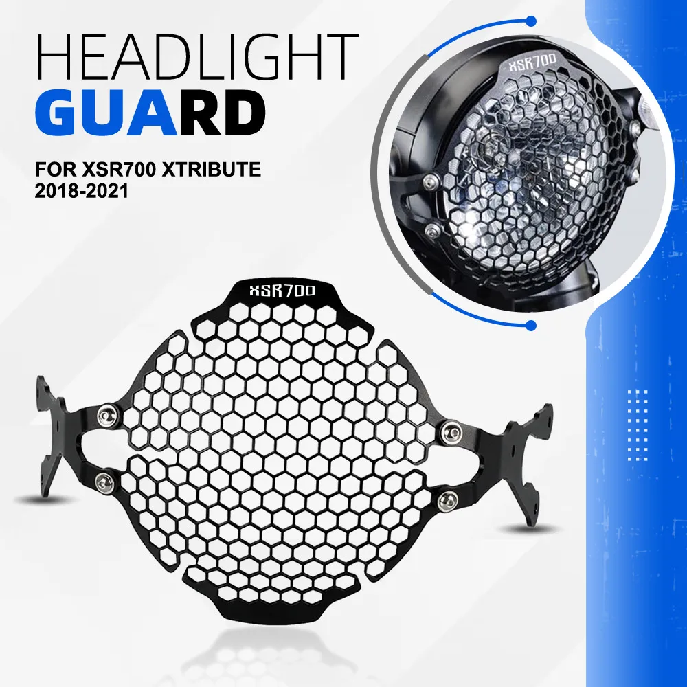 XSR700 2016-2021 Headlight Guard For Yamaha XSR700 XTribute 2018-2021 2020 2019 2017 Motorcycle Headlamp Grill Protections Cover
XSR700 2016-2021 Headlight Guard For Yamaha XSR700 XTribute 2018-2021 2020 2019 2017 Motorcycle Headlamp Grill Protections Cover
