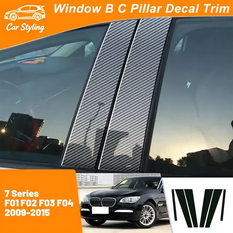 For BMW 7 Series F01 F02 F03 F04 2009-2015 2010 2011 6p Carbon Fiber Window Door Column Deal B C Pillar Post Cover Trim Sticker
For BMW 7 Series F01 F02 F03 F04 2009-2015 2010 2011 6p Carbon Fiber Window Door Column Deal B C Pillar Post Cover Trim Sticker