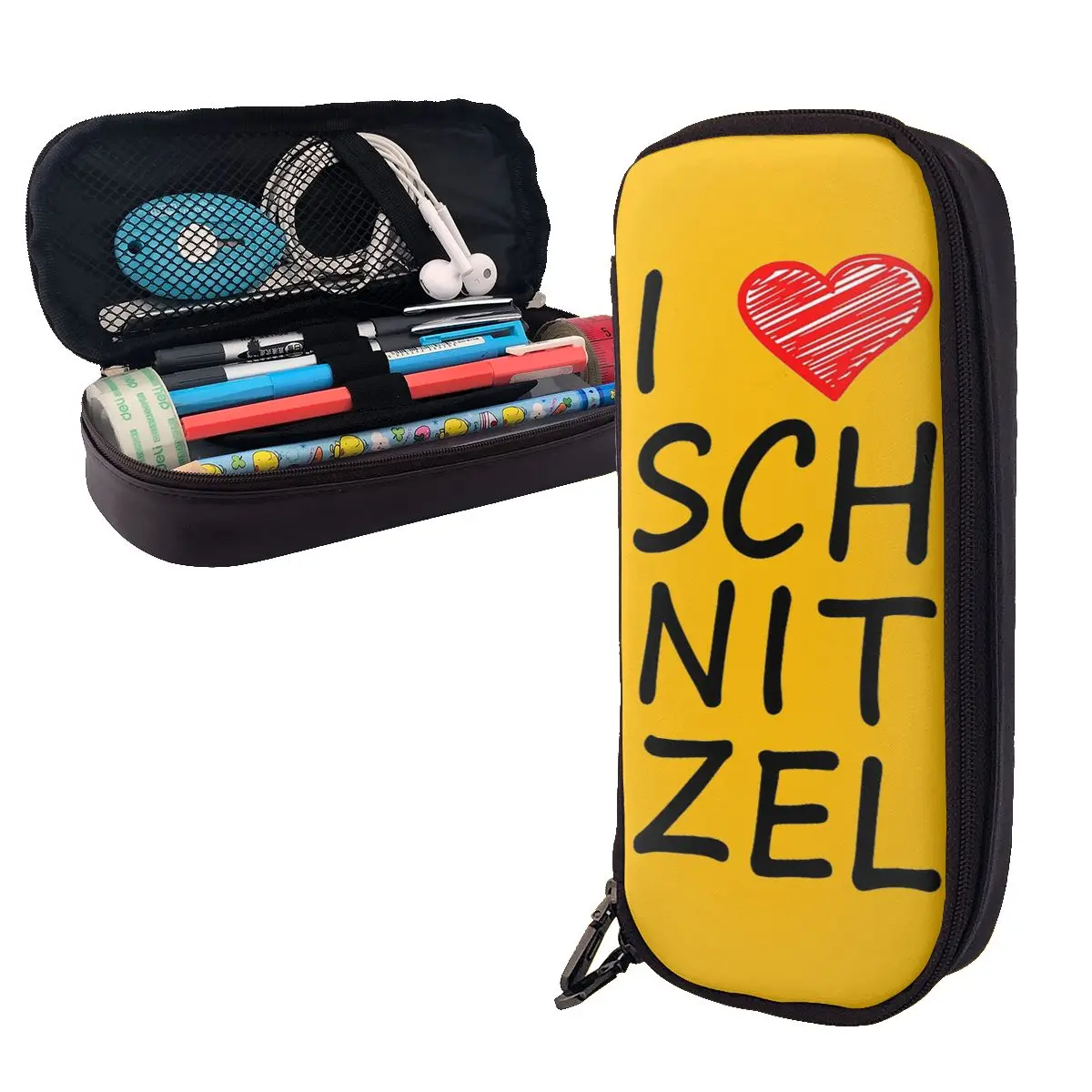 I Love Schnitzel Leather Pencil Case Pencil Pouch Storage Stationery Supplies Pen Box Pencil Bag for Kids School
I Love Schnitzel Leather Pencil Case Pencil Pouch Storage Stationery Supplies Pen Box Pencil Bag for Kids School