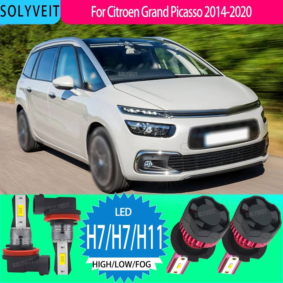 Auto High Low Beam LED Headlight H7/477/499 Foglamp H11/H9/H8 For Citroen Grand Picasso 2014 2015 2016 2017 2018 2019 2020
Auto High Low Beam LED Headlight H7/477/499 Foglamp H11/H9/H8 For Citroen Grand Picasso 2014 2015 2016 2017 2018 2019 2020