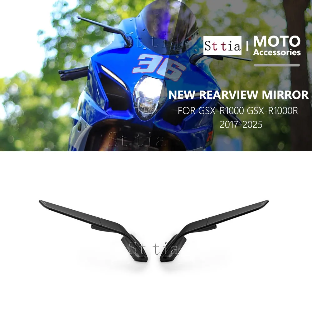 2025 New Motorcycle Winglet Rearview Mirrors For Suzuki GSX-R 1000 GSX-R1000 R Anniversay GSXR Adjustable Stealth Max Mirror
2025 New Motorcycle Winglet Rearview Mirrors For Suzuki GSX-R 1000 GSX-R1000 R Anniversay GSXR Adjustable Stealth Max Mirror