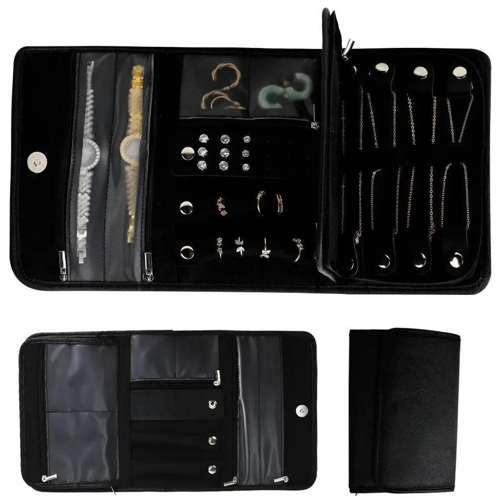 Складная сумка для хранения ювелирных изделий, дизайн книги, прозрачные карманы из искусственной кожи, дорожная сумка-органайзер, многофункциональный чехол для ювелирных изделий на молнии
Складная сумка для хранения ювелирных изделий, дизайн книги, прозрачные карманы из искусственной кожи, дорожная сумка-органайзер, многофункциональный чехол для ювелирных изделий на молнии