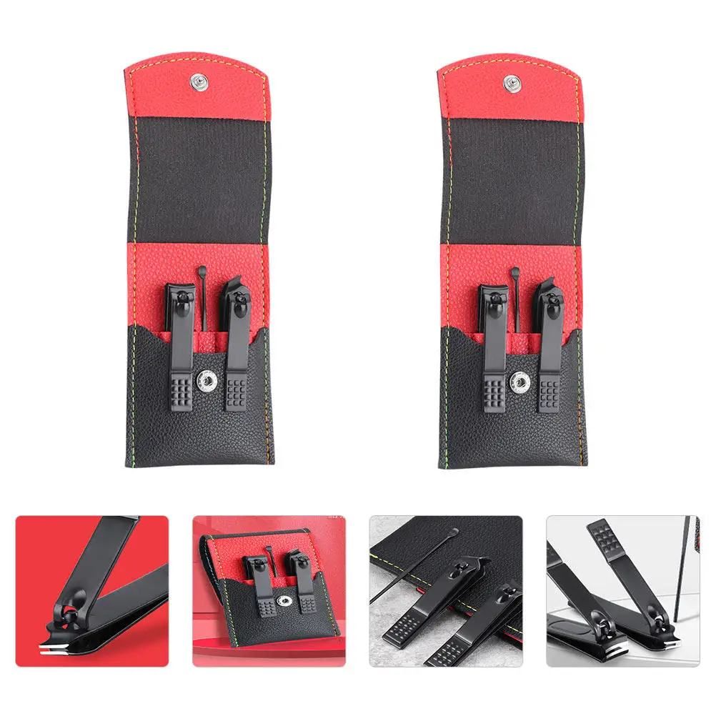 2Sets Stainless Steel Nail Clipper Set with Ear Spoon and Storage Bag for Man Woman Home Salon Use Nail Care Tool Pedicure
2Sets Stainless Steel Nail Clipper Set with Ear Spoon and Storage Bag for Man Woman Home Salon Use Nail Care Tool Pedicure