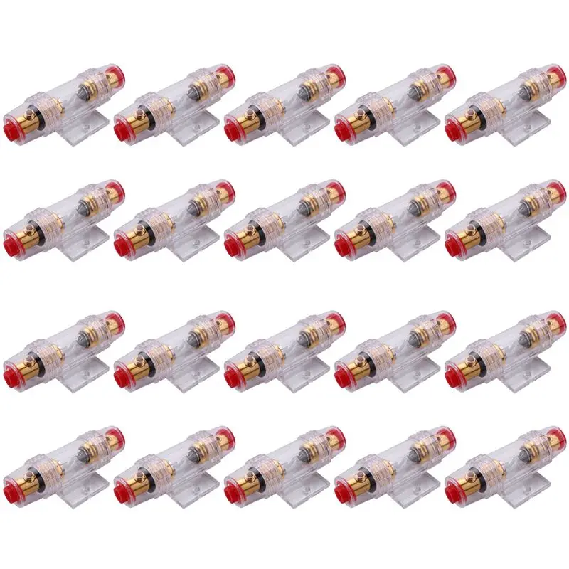 Powerful 20X Car Stereo 8 Gauge AGU Support Fuse Holder And Fuse 60 Amp Audio Cable
Powerful 20X Car Stereo 8 Gauge AGU Support Fuse Holder And Fuse 60 Amp Audio Cable