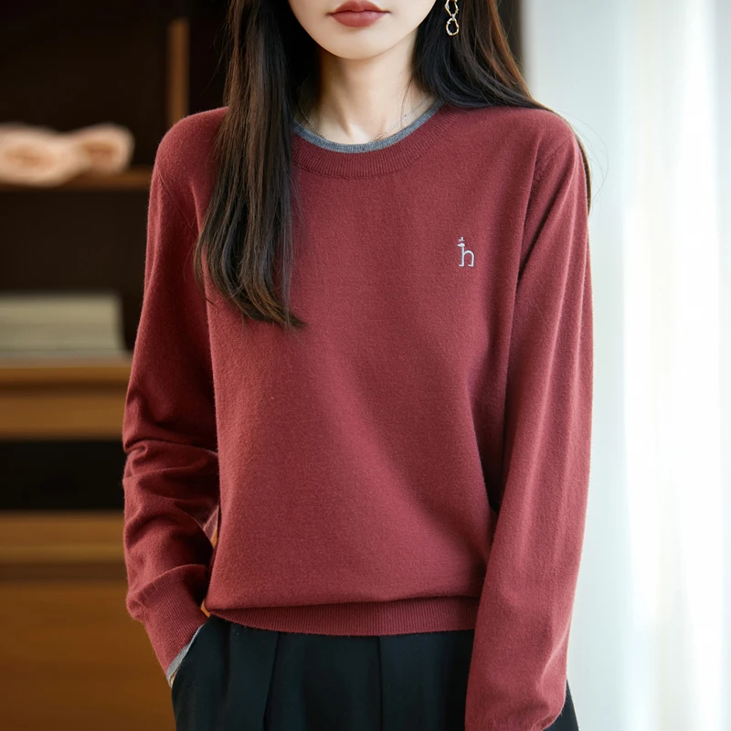 2025 Autumn/Winter Women's pullover Loose Women's Cashmere Sweater Casual Knitted Sweater Round Neck Loose Cashmere Sweater Top
2025 Autumn/Winter Women's pullover Loose Women's Cashmere Sweater Casual Knitted Sweater Round Neck Loose Cashmere Sweater Top