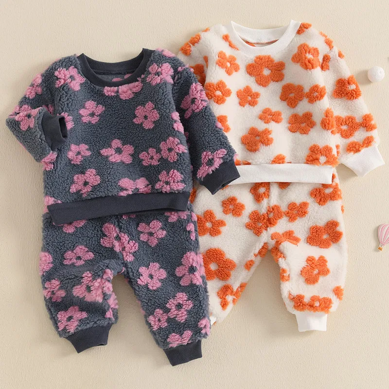 RUEWEY 0 to 3 Years Toddler Girls Pant Sets Autumn Winter Warm Clothes Floral Plush Long Sleeve Sweatshirt and Elastic Pants
RUEWEY 0 to 3 Years Toddler Girls Pant Sets Autumn Winter Warm Clothes Floral Plush Long Sleeve Sweatshirt and Elastic Pants