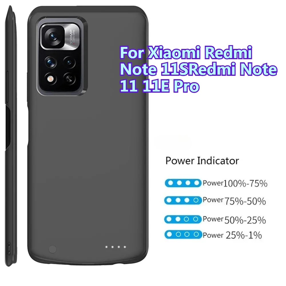 10000mAh Battery Charger Case Portable External Battery For Xiaomi Redmi Note 11S 11 11E Pro 11T 5g Charging Power Bank Case
10000mAh Battery Charger Case Portable External Battery For Xiaomi Redmi Note 11S 11 11E Pro 11T 5g Charging Power Bank Case