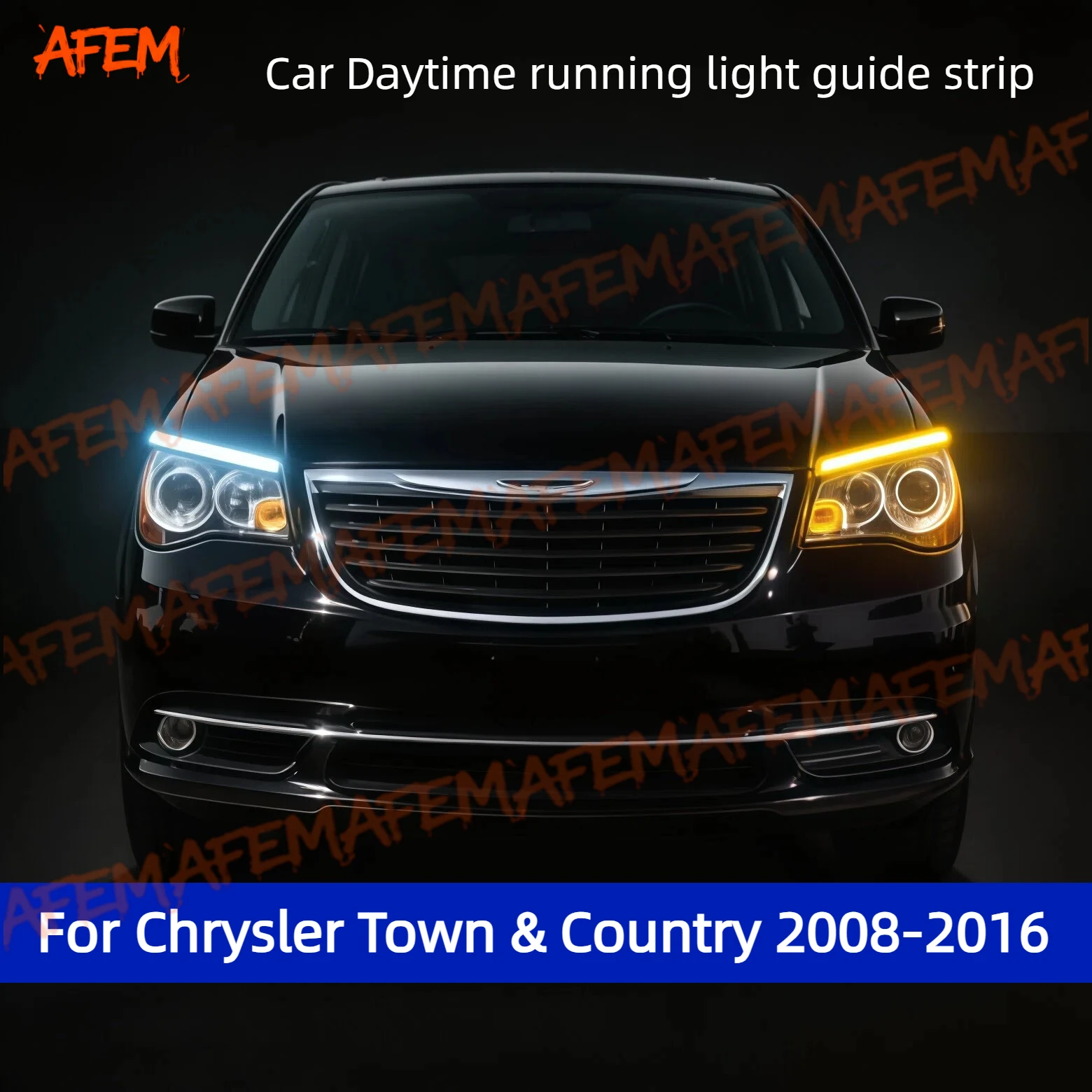 2pcs For Chrysler Town & Country 2008-2016 Daytime Running Light Guide Strip Auto LED Daytime Flexible Decorative Ambient Lamp
2pcs For Chrysler Town & Country 2008-2016 Daytime Running Light Guide Strip Auto LED Daytime Flexible Decorative Ambient Lamp