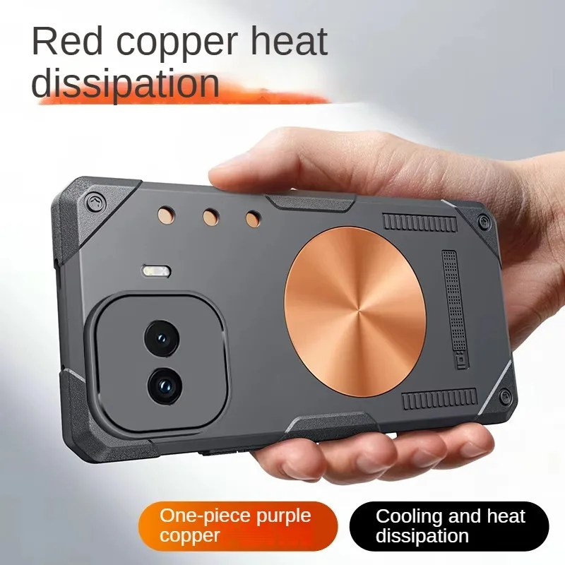 Red Copper Graphene Heat Dissipation Phone Case For VIVO IQOO Z11 Turbo 5G Shockproof Silicone Case Protective cover
Red Copper Graphene Heat Dissipation Phone Case For VIVO IQOO Z11 Turbo 5G Shockproof Silicone Case Protective cover