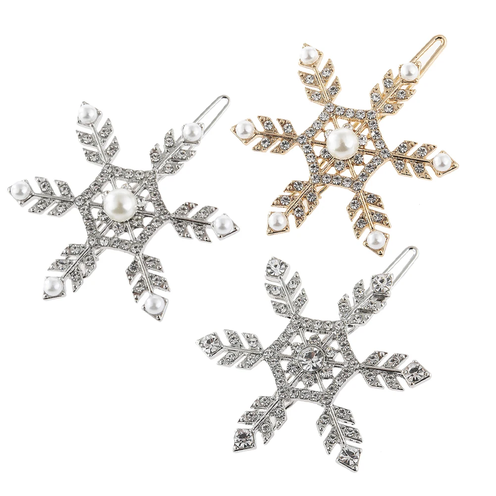 3Pcs Snowflake Clips Alloy Hair Accessories Women Headdress Barrettes Hairstyle Elegant Birthday Wedding Party
3Pcs Snowflake Clips Alloy Hair Accessories Women Headdress Barrettes Hairstyle Elegant Birthday Wedding Party