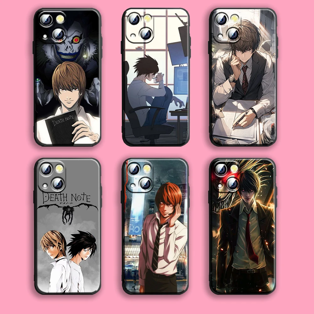 Death Note Yagami Light Apple iPhone Case For 15 14 13 12 11 Mini XS XR X 6S 6 Pro Max Plus Black Soft Cover
Death Note Yagami Light Apple iPhone Case For 15 14 13 12 11 Mini XS XR X 6S 6 Pro Max Plus Black Soft Cover