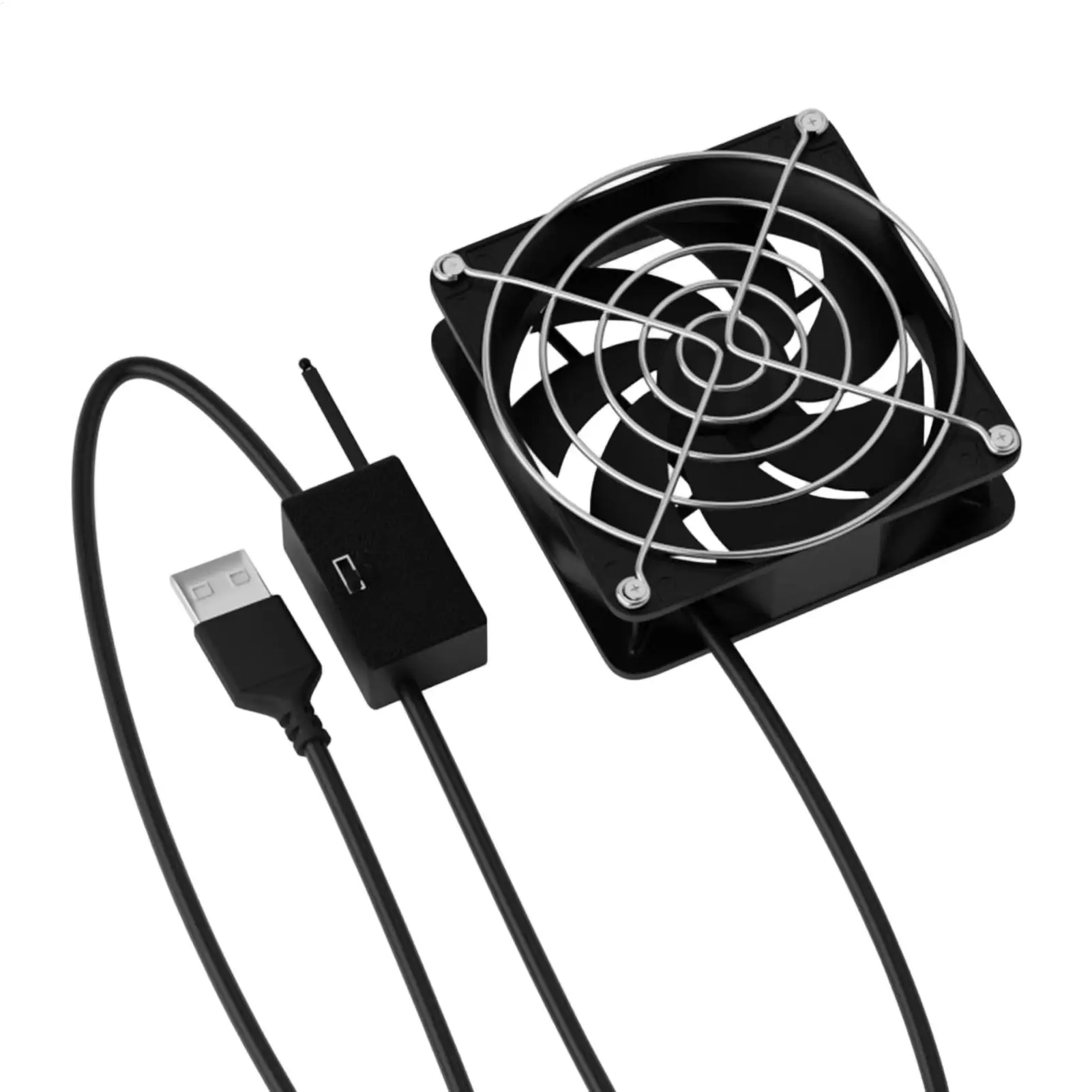 Компьютерный вентилятор 5В с датчиком температуры, USB-охладитель для роутера, приемника, усилителя, модема, ТВ-приставки, для дома и гостиной
Компьютерный вентилятор 5В с датчиком температуры, USB-охладитель для роутера, приемника, усилителя, модема, ТВ-приставки, для дома и гостиной