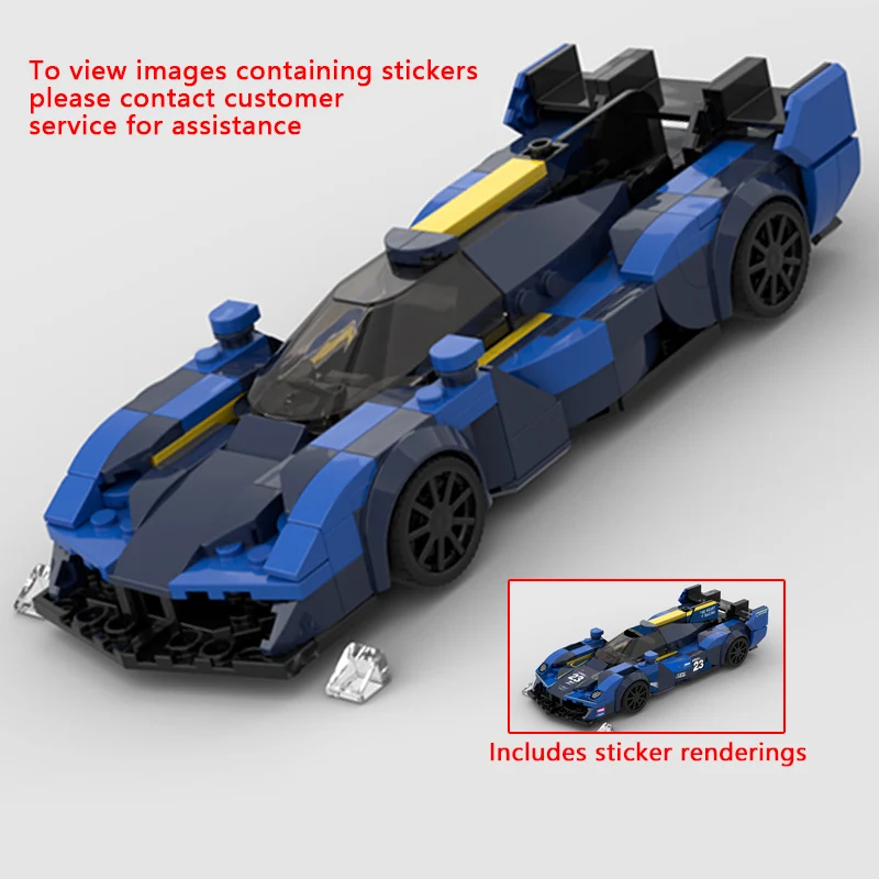 Speed Racing Car Model MOC Building Bricks Le Mans Hypercar Modular Technology Children Holiday Gifts Assemble Toys Suit
Speed Racing Car Model MOC Building Bricks Le Mans Hypercar Modular Technology Children Holiday Gifts Assemble Toys Suit