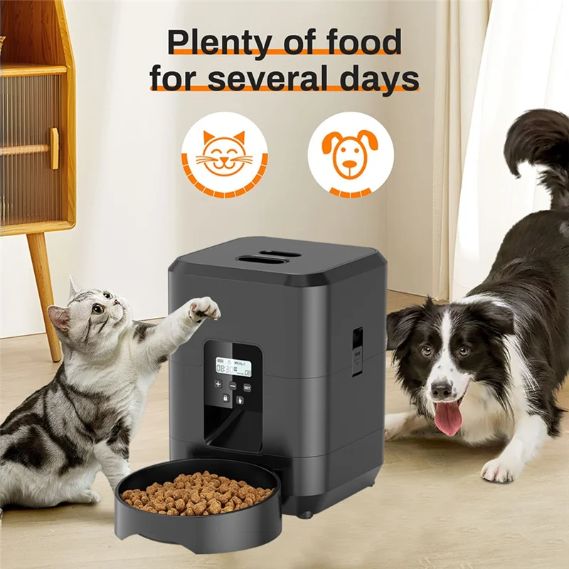 A63X-Automatic Cat Feeder 2L Automatic Pet Feeders For Cats And Dogs Food Dispenser For Dry Food Timed Cat Feeders US Plug-A
A63X-Automatic Cat Feeder 2L Automatic Pet Feeders For Cats And Dogs Food Dispenser For Dry Food Timed Cat Feeders US Plug-A