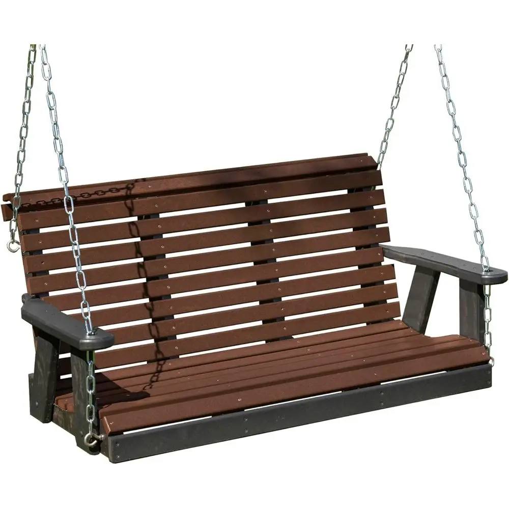 HDPE 5-Person Porch Swing, Amish-Crafted in USA, 1000 lbs Capacity, Stainless Steel Hardware, Signature Rollback Style
HDPE 5-Person Porch Swing, Amish-Crafted in USA, 1000 lbs Capacity, Stainless Steel Hardware, Signature Rollback Style