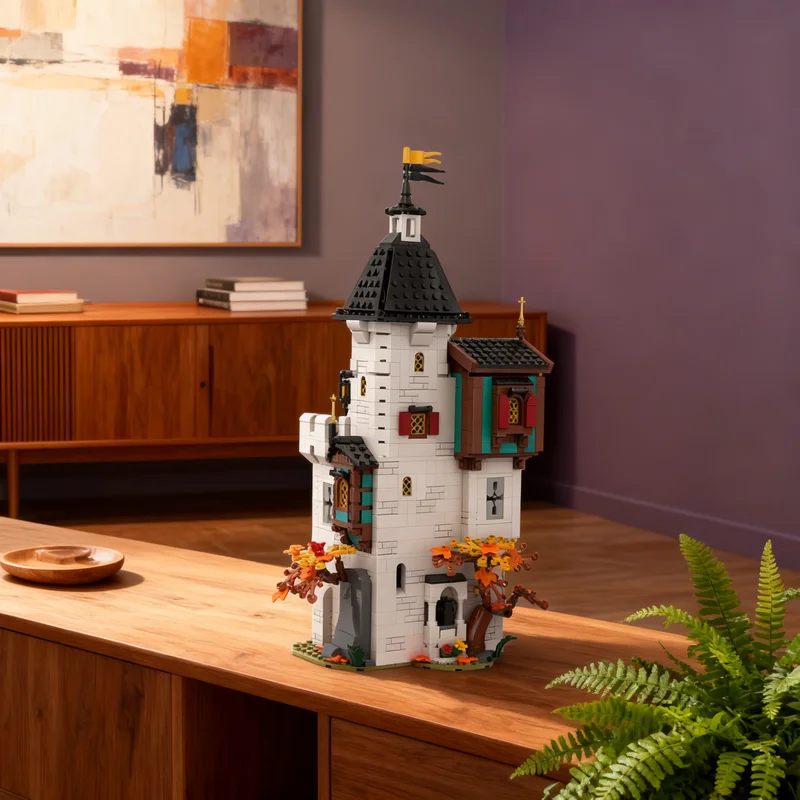 1213pcs MOC White Tower Castle Model Building Blocks Creative DIY Gift Display Decor Assemble Premium Adult Kids Desk Home Toy
1213pcs MOC White Tower Castle Model Building Blocks Creative DIY Gift Display Decor Assemble Premium Adult Kids Desk Home Toy