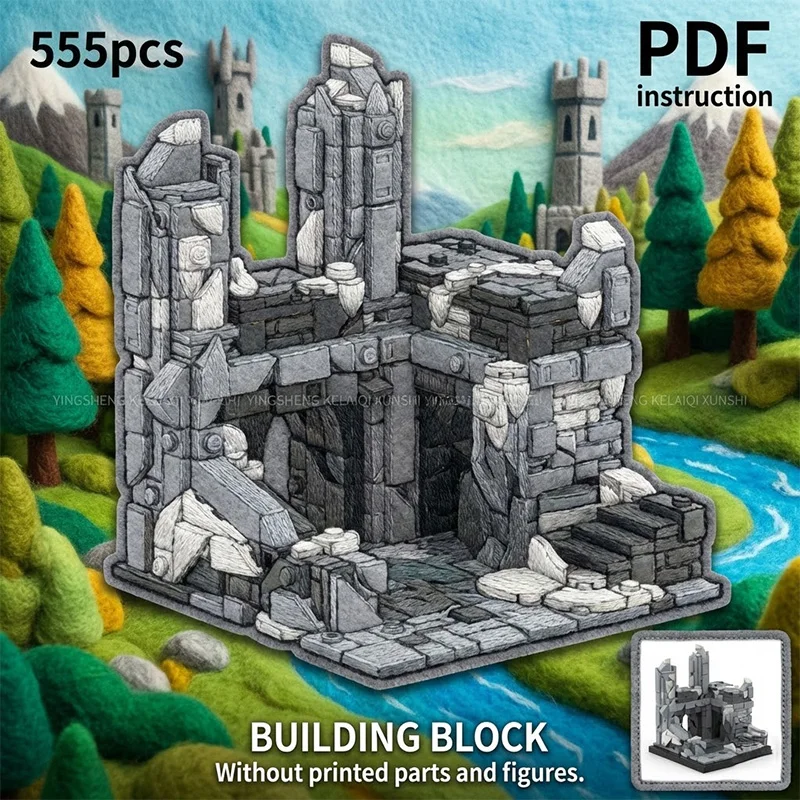 Набор для самостоятельной сборки средневекового замка: конструктор-декорация для игровой сцены, строительные блоки, архитектурные элементы
Набор для самостоятельной сборки средневекового замка: конструктор-декорация для игровой сцены, строительные блоки, архитектурные элементы