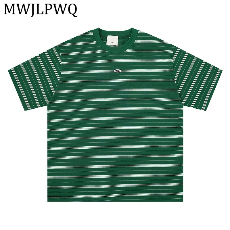 MWJLPWQ 2026 New American Retro Striped T-Shirt Men Color-Blocking Design Short-Sleeve Summer Loose Street Round-Neck Tops 16133
MWJLPWQ 2026 New American Retro Striped T-Shirt Men Color-Blocking Design Short-Sleeve Summer Loose Street Round-Neck Tops 16133