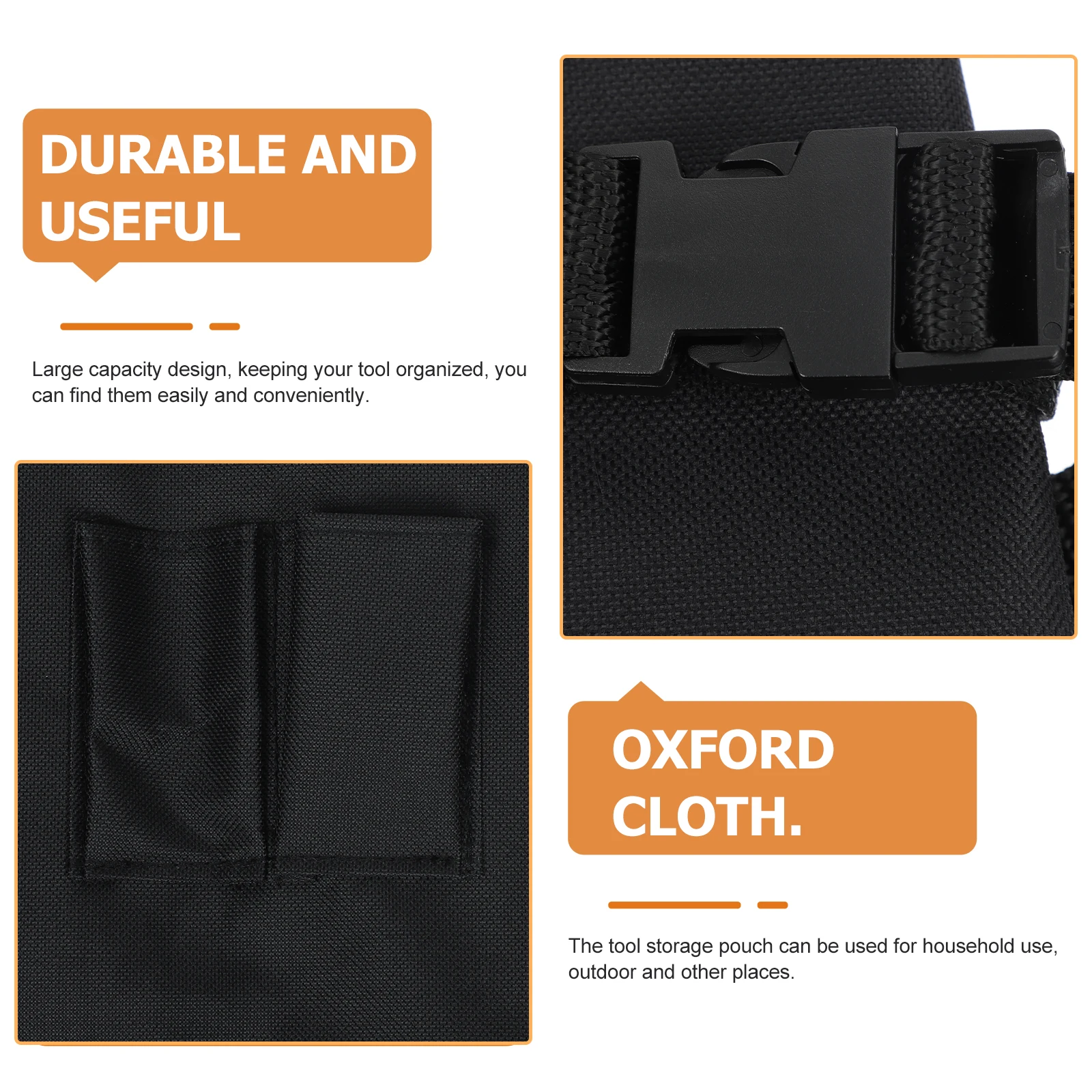 Oxford Cloth Tool Pouch Large Capacity Multi Pocket Durable Storage Bag for Home Outdoor Portable Use Tools 
Oxford Cloth Tool Pouch Large Capacity Multi Pocket Durable Storage Bag for Home Outdoor Portable Use Tools
