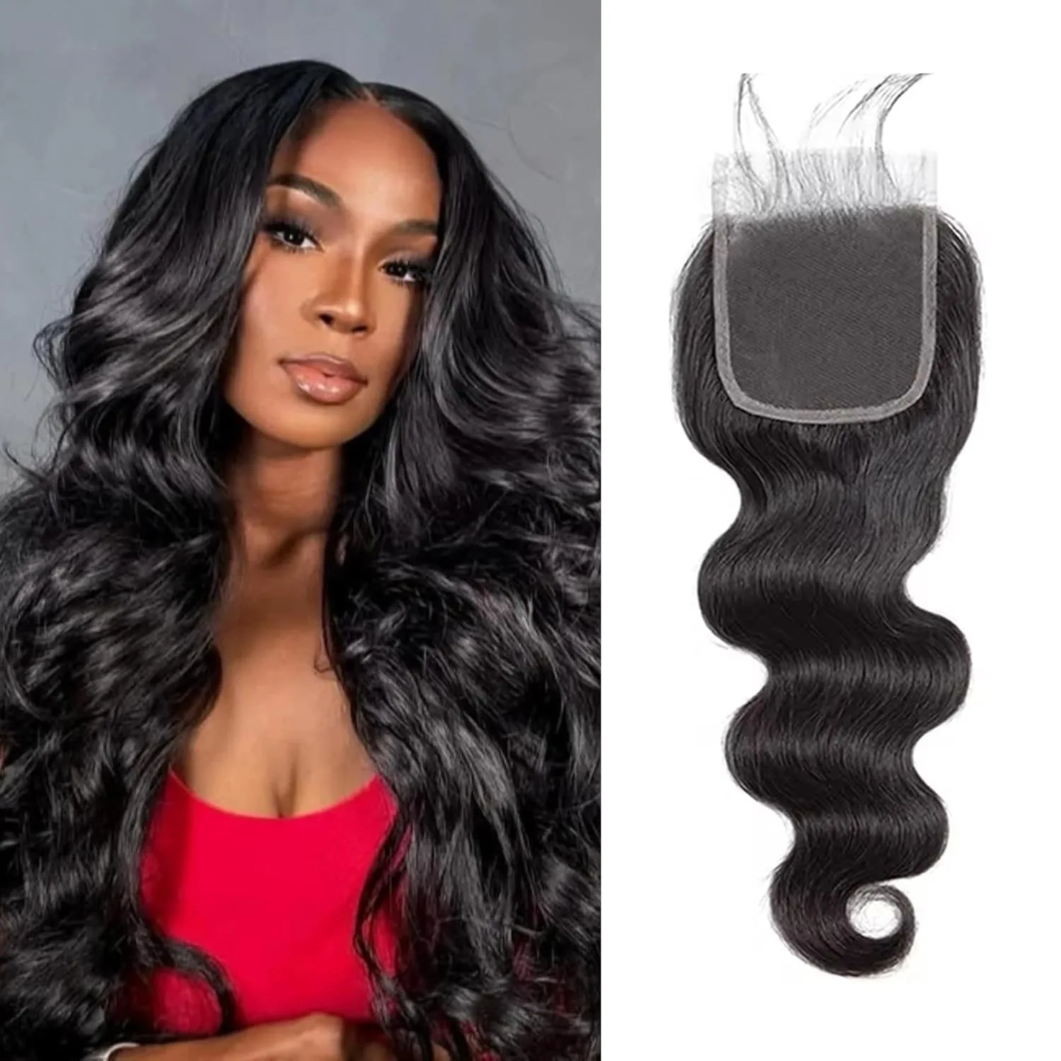 1B Lace Closure HDTransparent Lace Front 14 Inch Brazilian Virgin Hair Free Part Pre Plucked 100% Human Hair Extensions
1B Lace Closure HDTransparent Lace Front 14 Inch Brazilian Virgin Hair Free Part Pre Plucked 100% Human Hair Extensions