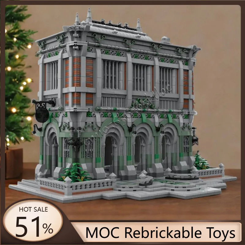 5163 шт. MOC, средневековый двухэтажный классический замок, модульная модель, строительные блоки, наборы «сделай сам», образовательные кирпичи, игрушка, подарок на день рождения для ребенка
5163 шт. MOC, средневековый двухэтажный классический замок, модульная модель, строительные блоки, наборы «сделай сам», образовательные кирпичи, игрушка, подарок на день рождения для ребенка
